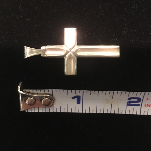 Stamped - Italy .925 cross solid sterling silver pendant - Picture 4 of 4